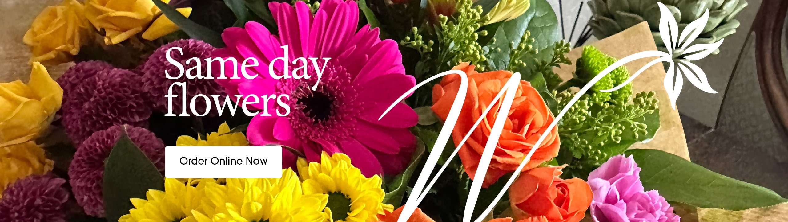 Seasonal bouquets from Williams Florist in Stalbridge offering same-day delivery